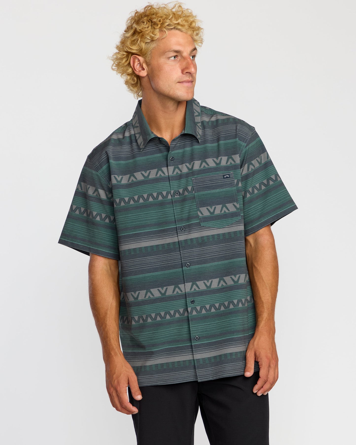 Surftrek Transit Short Sleeve Shirt - Navy