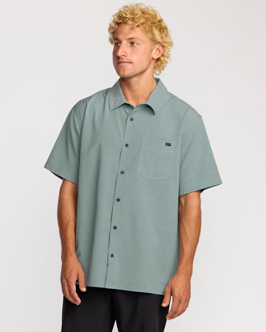 Surftrek Transit Short Sleeve Shirt - Sea Blue