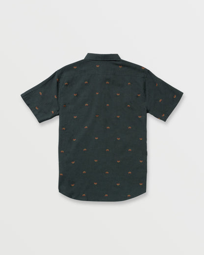 All Day Jacquard Short Sleeve Shirt - Stealth
