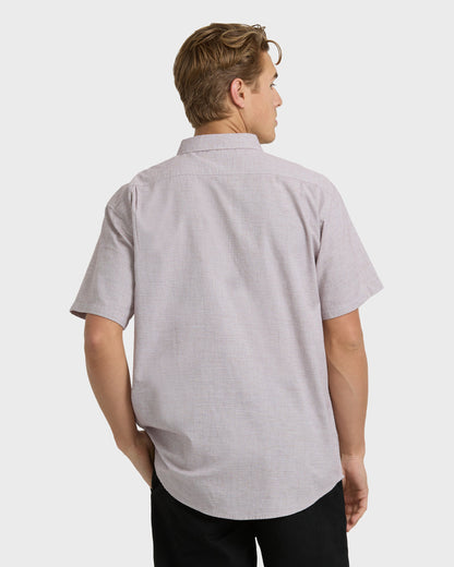 All Day Short Sleeve Shirt - Plum