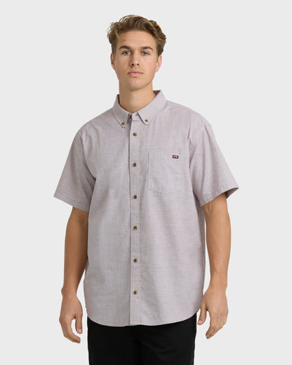 All Day Short Sleeve Shirt - Plum