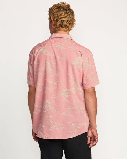 Sundays Short Sleeve Shirt - Dust Red