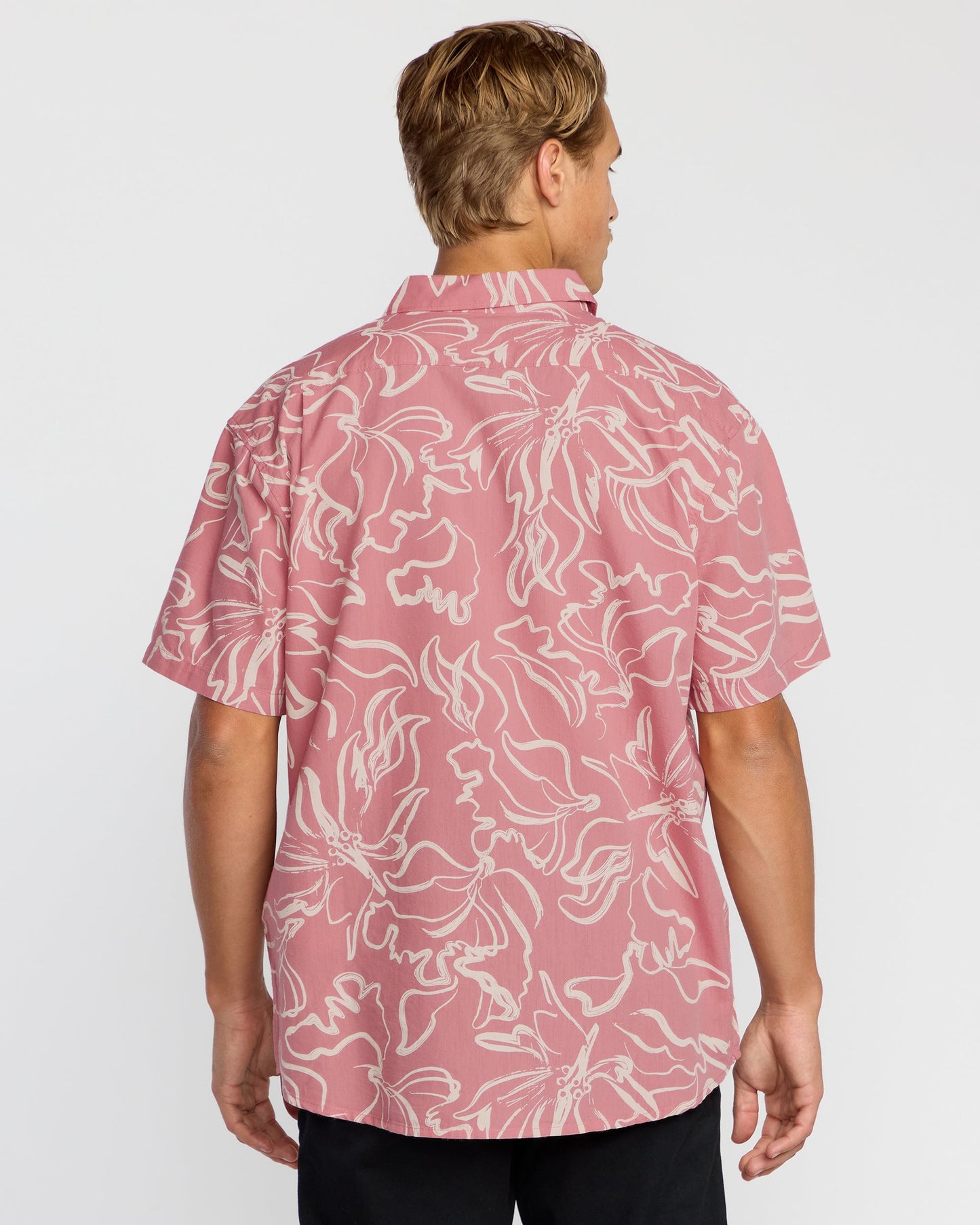 Sundays Short Sleeve Shirt - Faded Rose