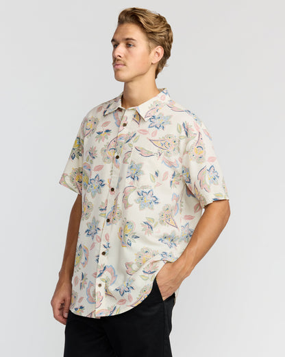 Sundays Short Sleeve Shirt - Sand