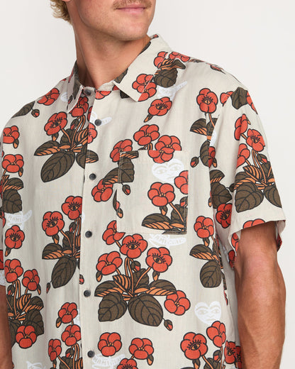 Billabong x Mami Wata Icons Short Sleeve Shirt - Stone