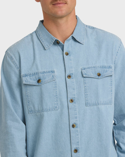 Bong Days Long Sleeve Shirt - Cloud Blue