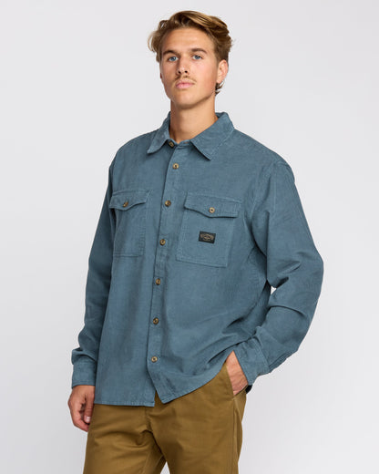 Bong Days Long Sleeve Shirt - Steel Blue