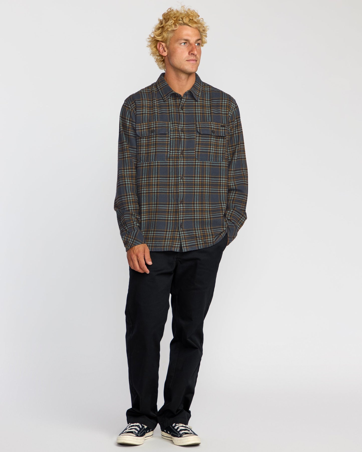 Offshore Flannel Shirt - Midnight