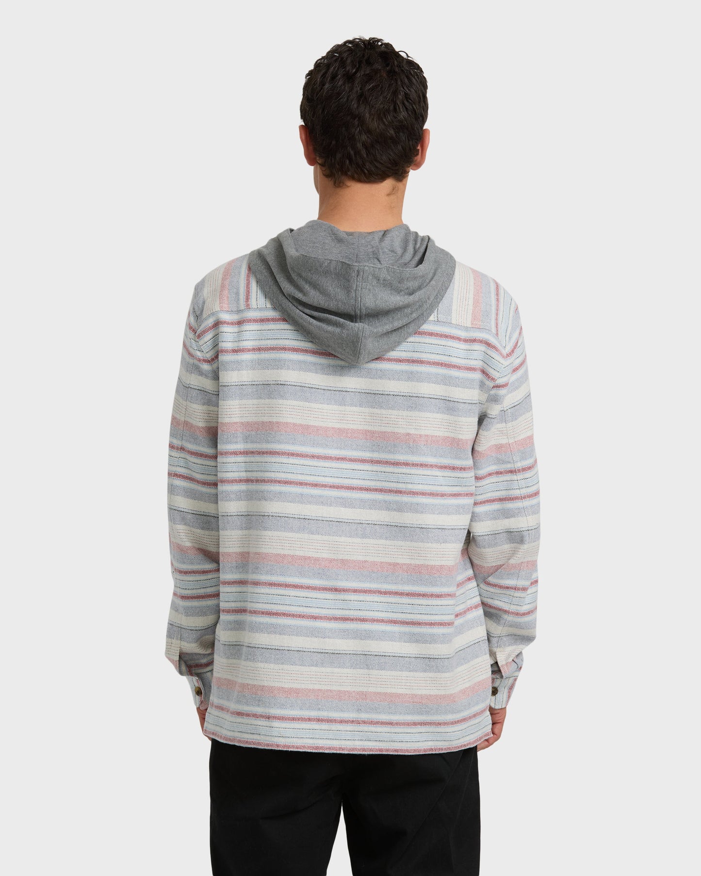 Baja Long Sleeve Flannel Shirt - Off White