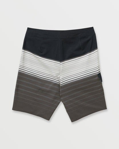 All Day Stripe Pro Performance 20" Boardshorts - Pewter