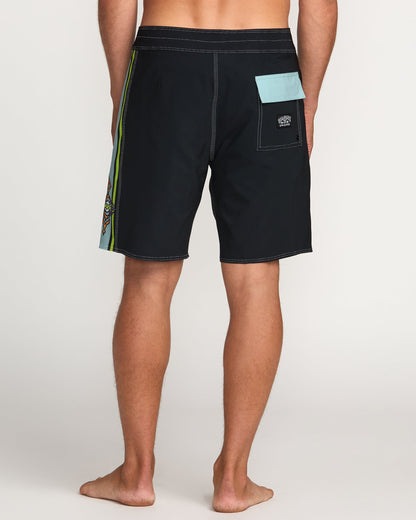 Occy Pro Boardshorts - Washed Black
