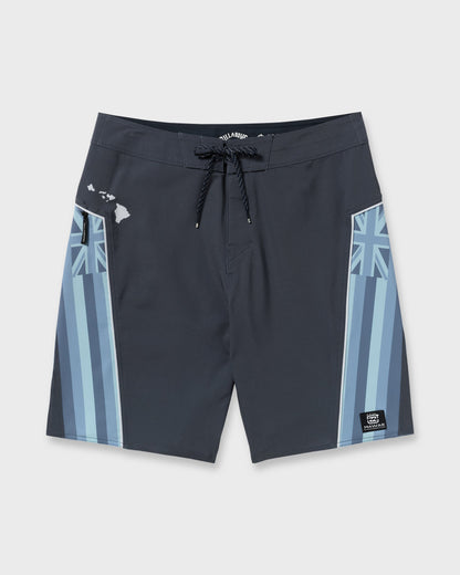 Straddie Pro Hi Boardshorts - Harbor Blue