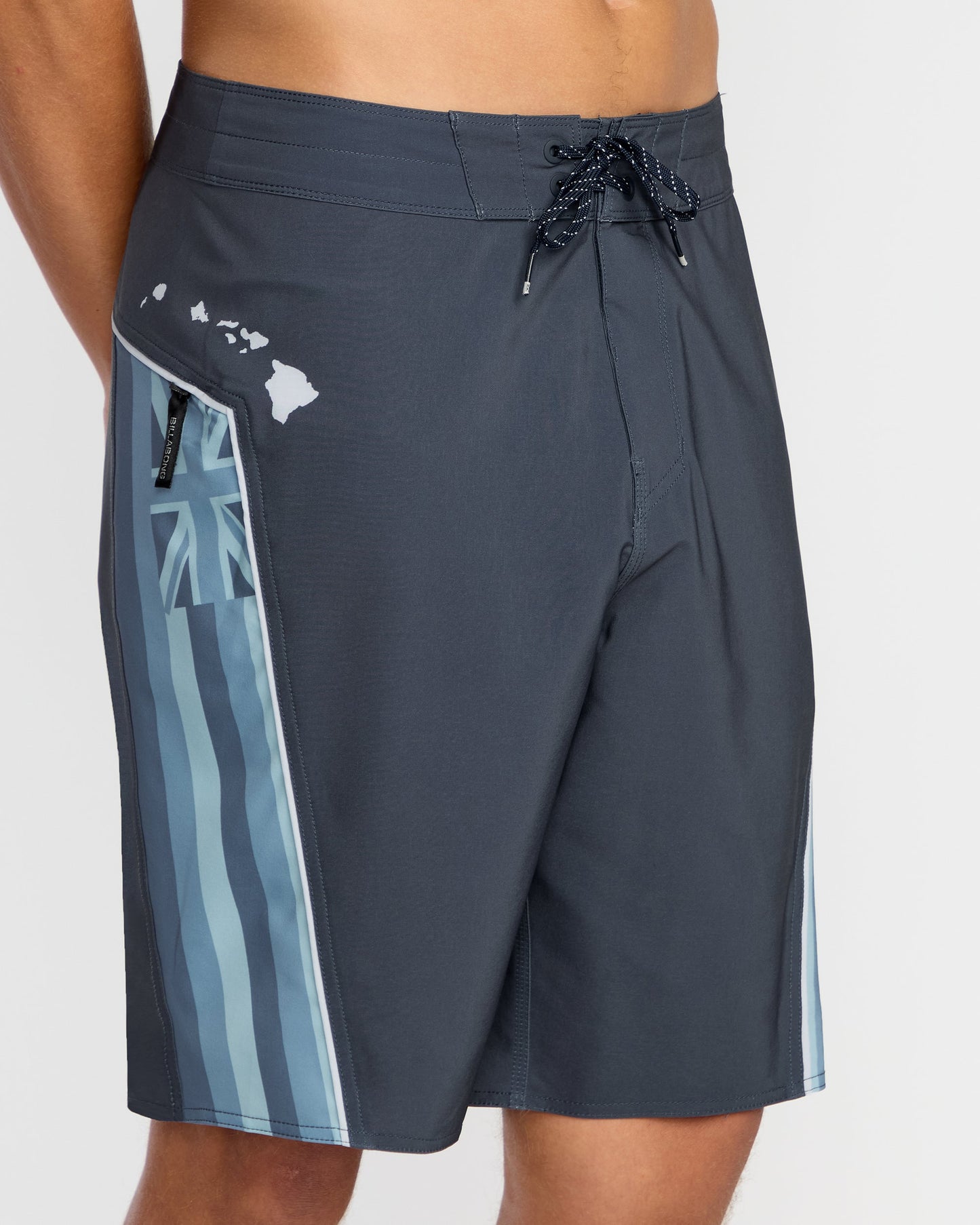 Straddie Pro Hi Boardshorts - Harbor Blue