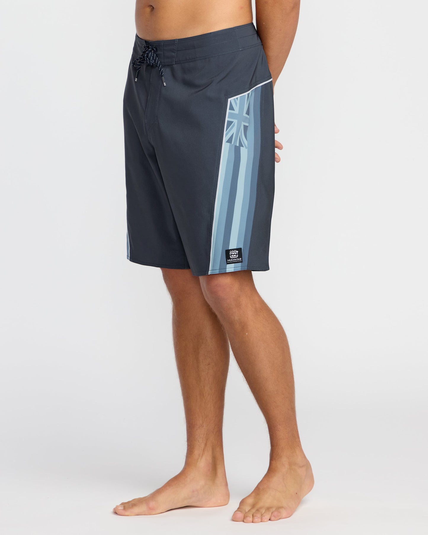 Straddie Pro Hi Boardshorts - Harbor Blue