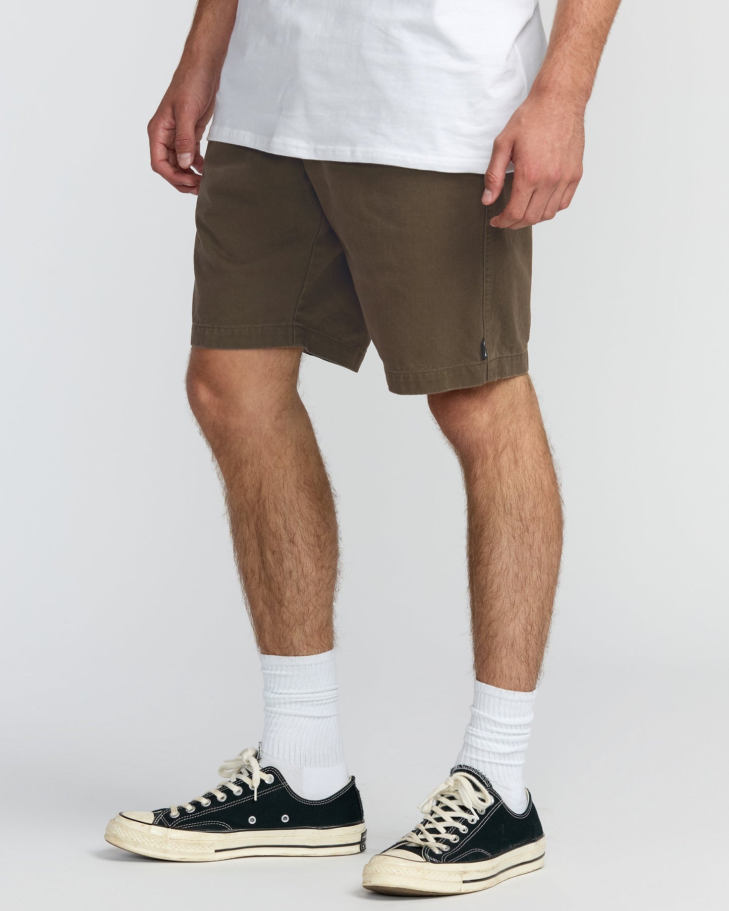 Larry Laybacks 19" Twill Shorts - Rustic Brown