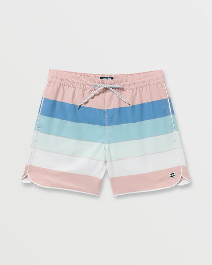 Sandbar Laybacks 17" Trunks - Dusty Pink