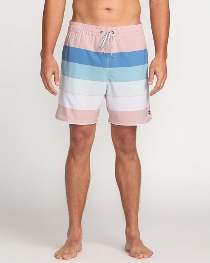 Sandbar Laybacks 17" Trunks - Dusty Pink