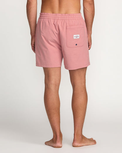 Every Other Day Laybacks 16" Trunks - Dusty Rose