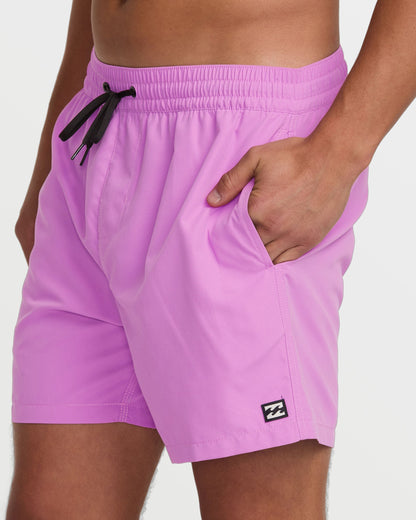All Day Laybacks 16" Trunks - Fuschia