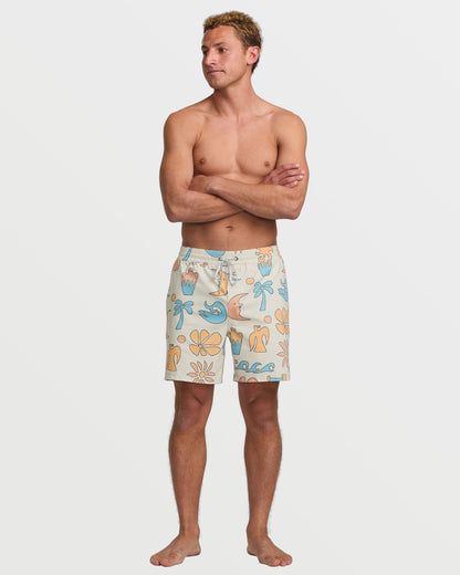 Together Laybacks 17" Trunks - Multi