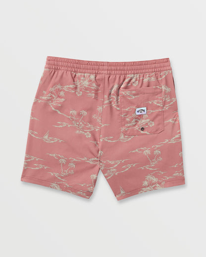 Lineup Laybacks 16" Trunks - Dusty Rose