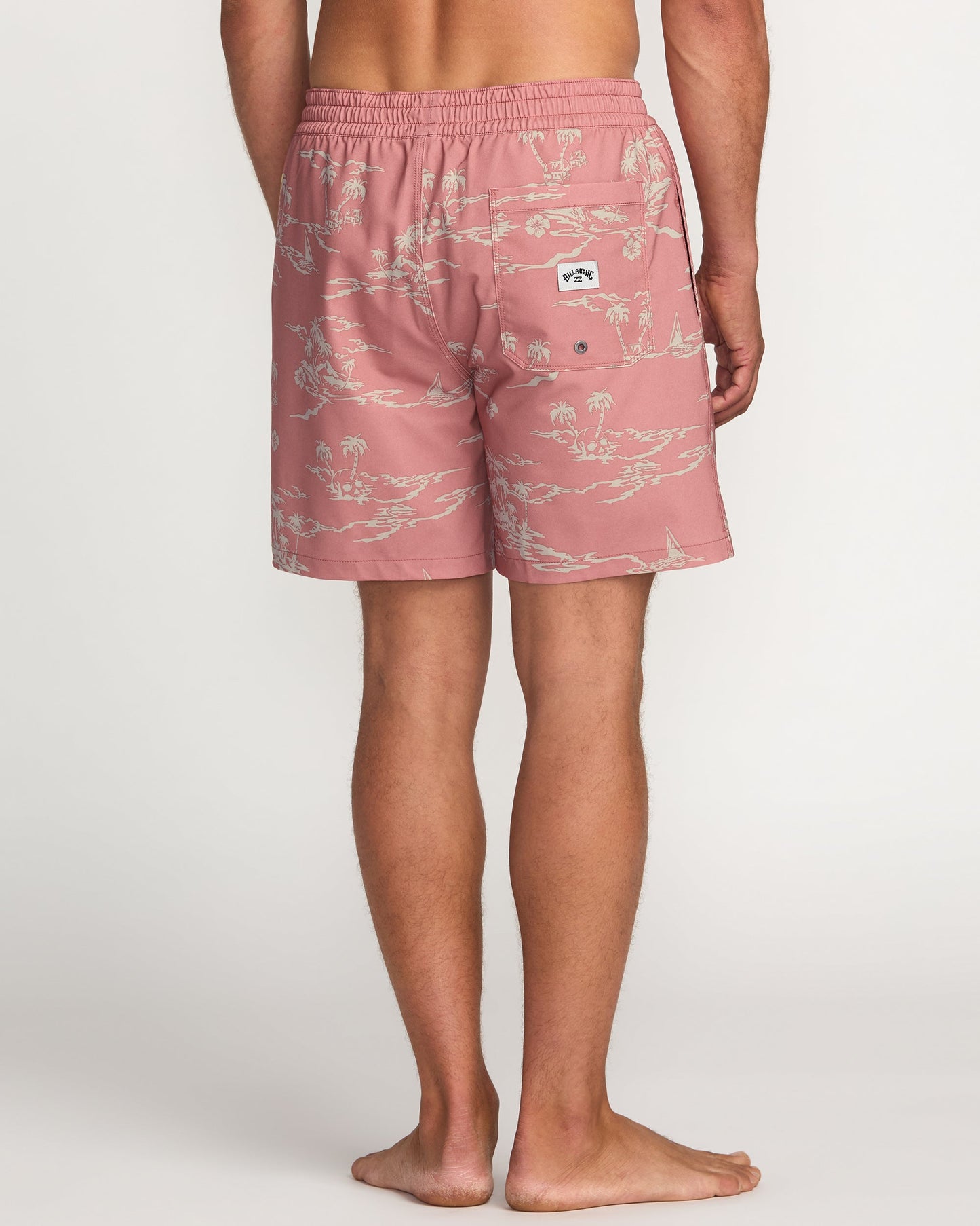 Lineup Laybacks 16" Trunks - Dusty Rose