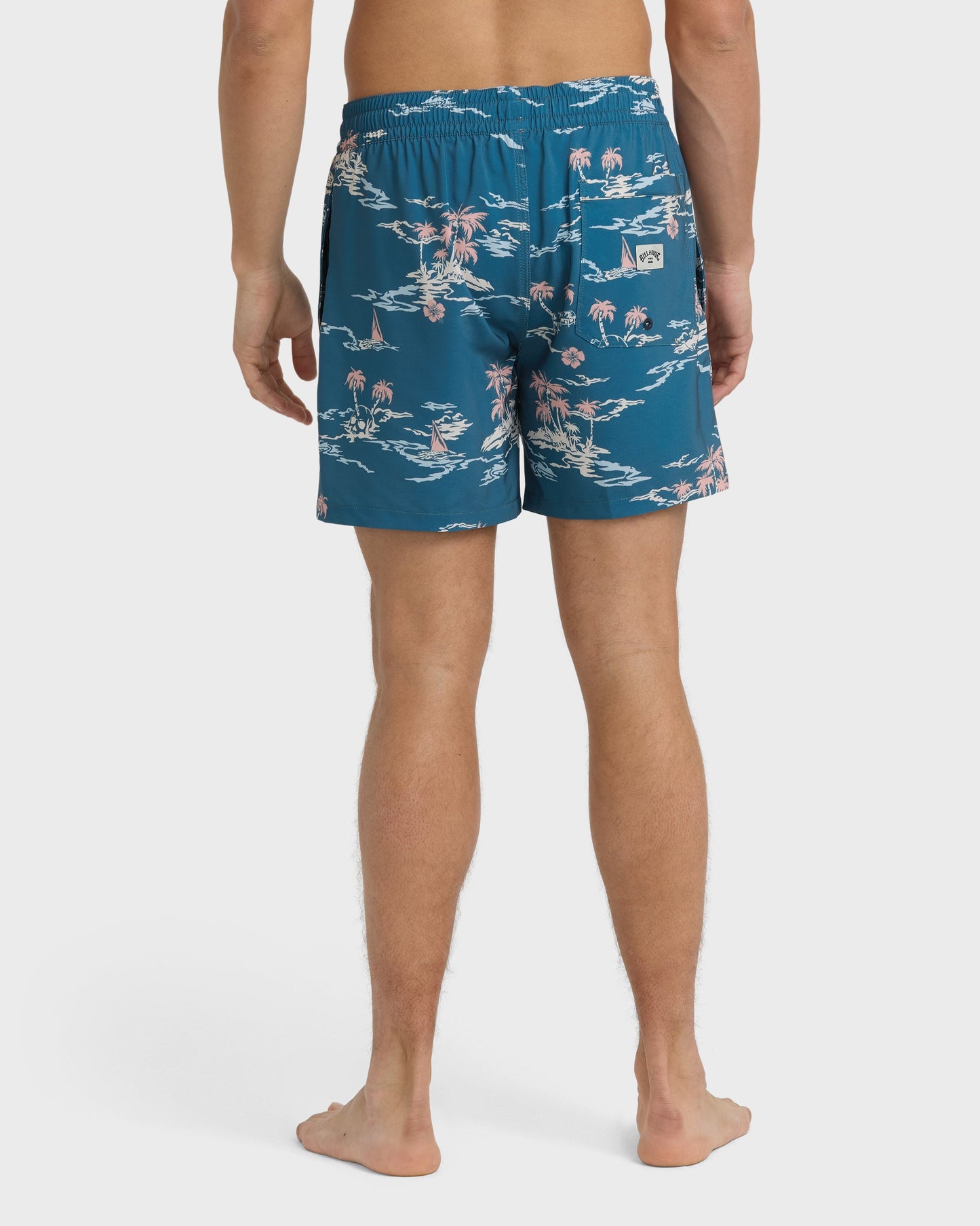 Lineup Laybacks 16" Trunks - Real Teal