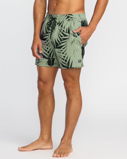 Lineup Laybacks 16" Trunks - Spearmint