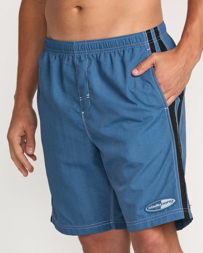 Kirra Throw On Laybacks 19' Trunks - Deep Blue