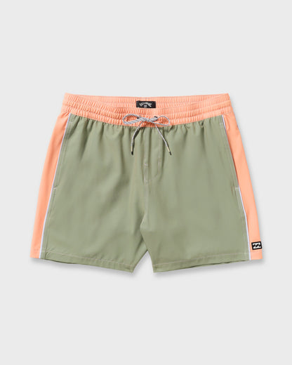 Dbah Panel Laybacks Swim Trunk - Green Ash