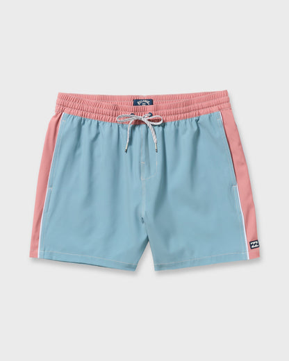 Dbah Panel Laybacks Swim Trunk - Washed Blue