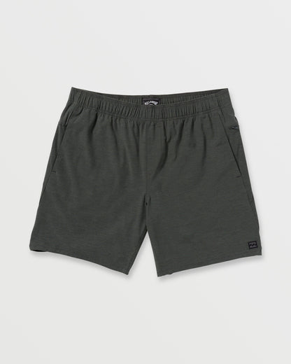 Crossfire Elastic Submersible 18" Hybrid Shorts - Asphalt