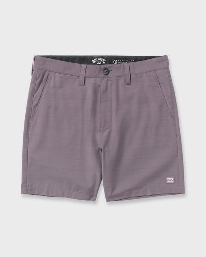 Crossfire Submersible 17" Hybrid Shorts - Purple Ash