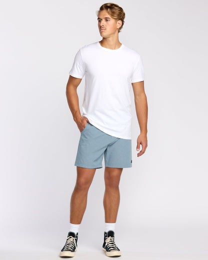 Crossfire Submersible 17" Hybrid Shorts - Slate Blue