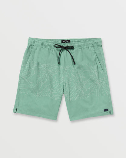 Surftrek Transit Elastic 17" Hybrid Shorts - Mist Green