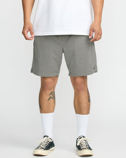 Surftrek Transit Elastic 17" Hybrid Shorts - Pewter