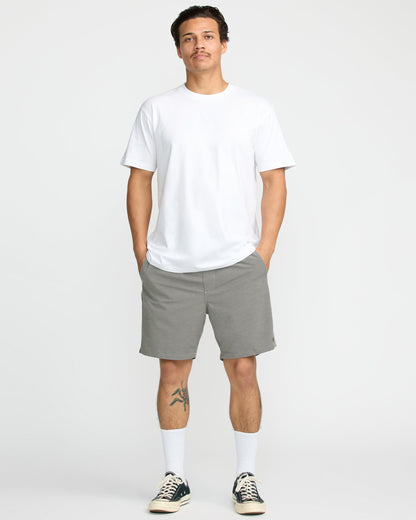 Surftrek Transit Elastic 17" Hybrid Shorts - Pewter