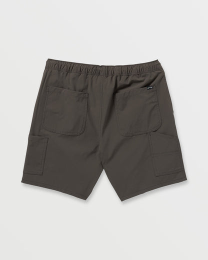 Surftrek Utility Elastic 18" Hybrid Shorts - Raven