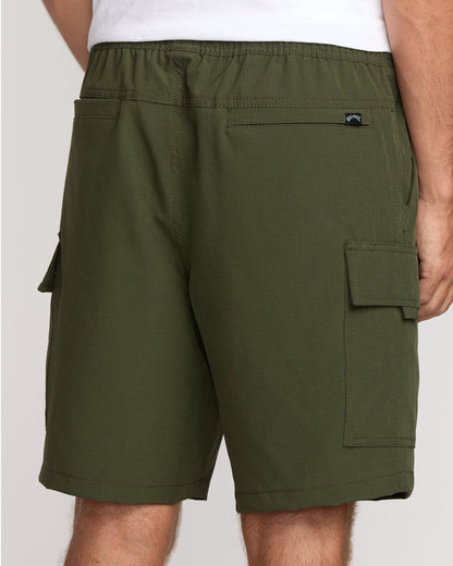 Surftrek Cargo Hybrid Shorts - Dark Military