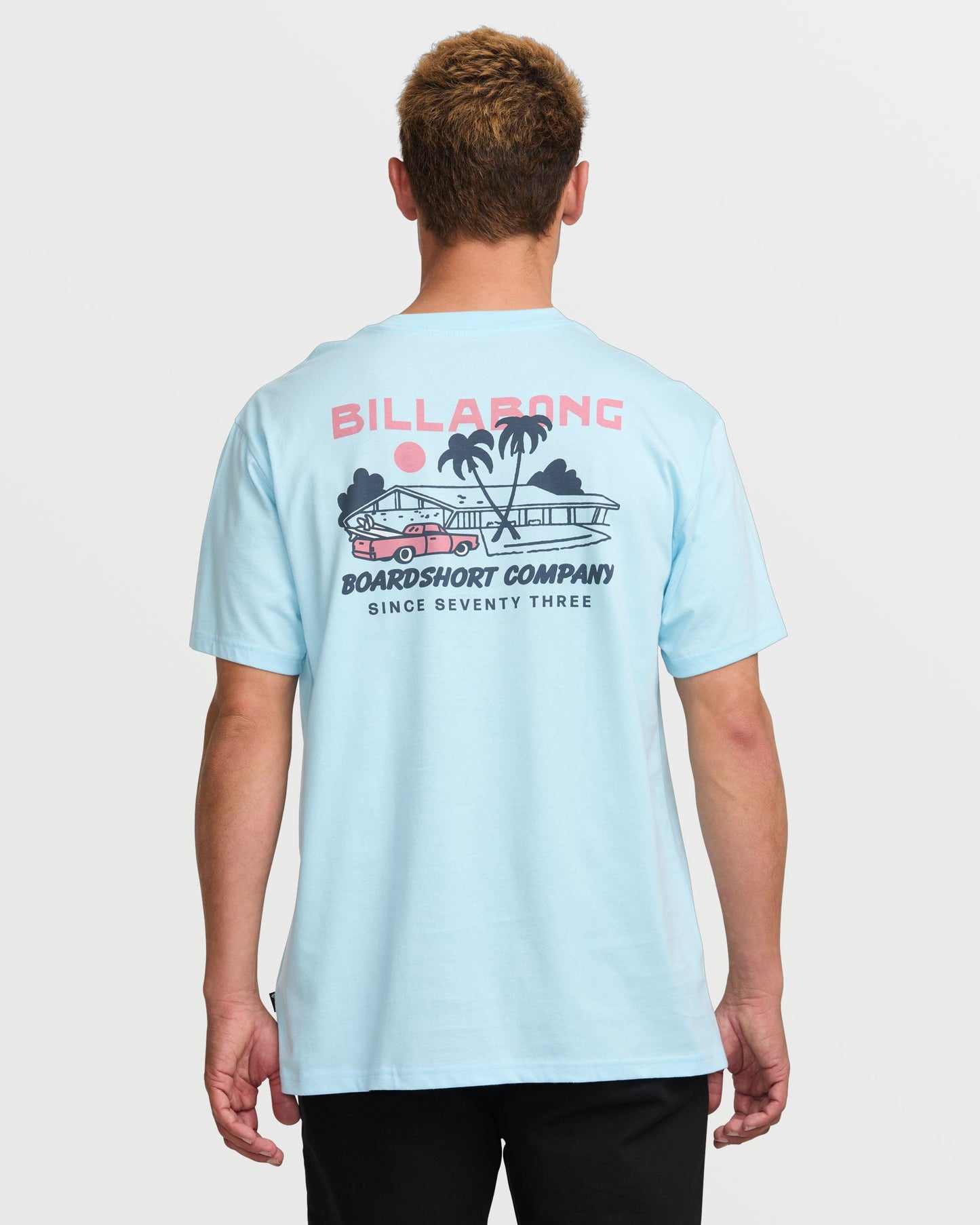 Palm Springs Premium Tee - Coastal Blue