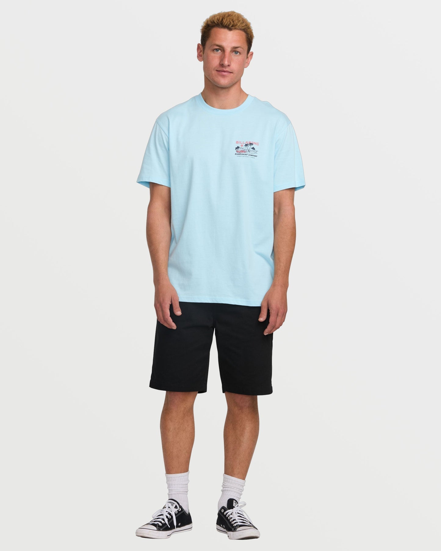 Palm Springs Premium Tee - Coastal Blue