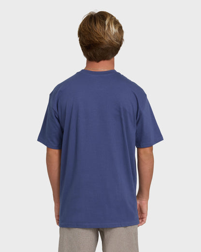 Kahili Hawaii Regular Tee - Washed Blue