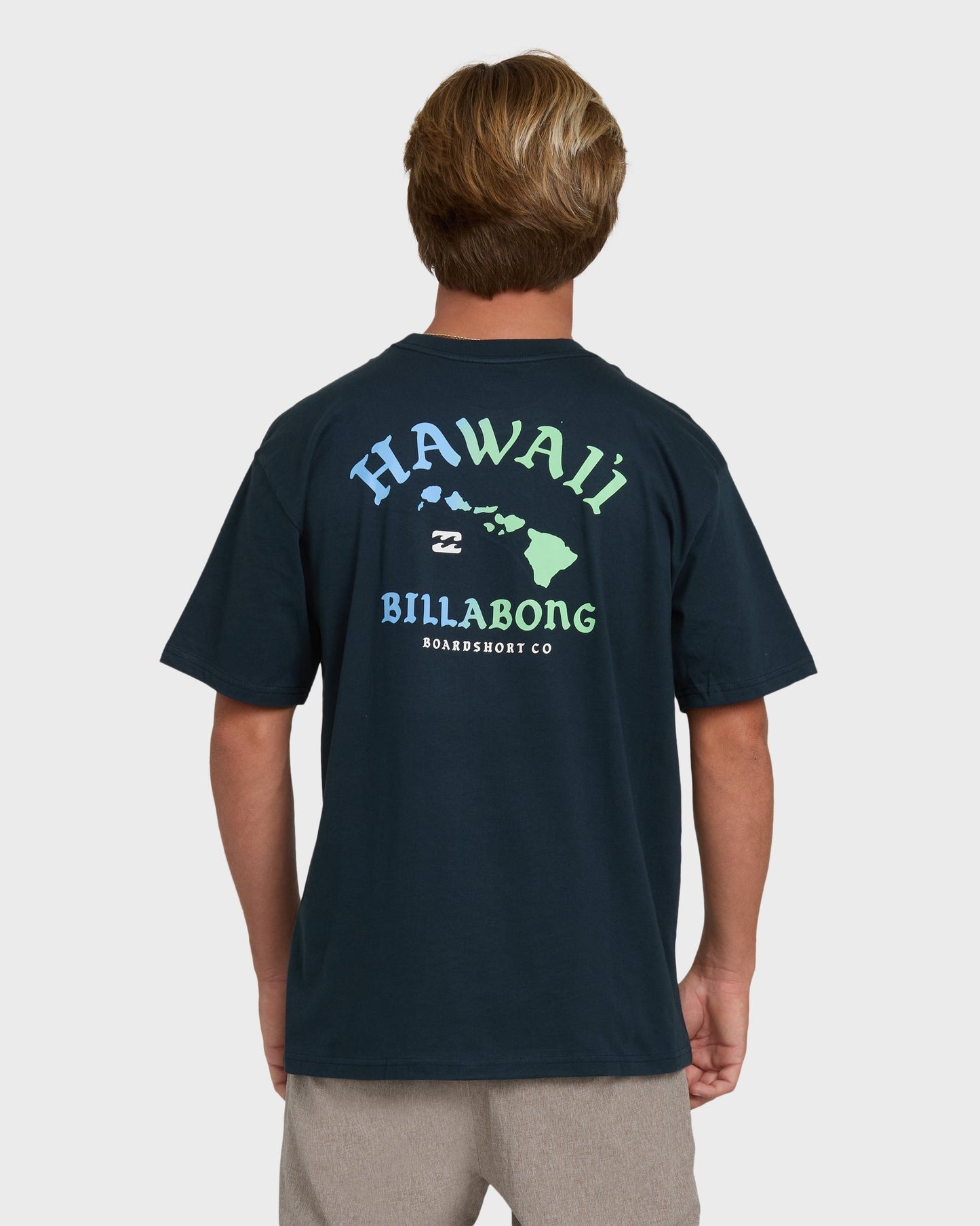 Island Chain Hawaii Regular Short Sleeve Tee - Navy
