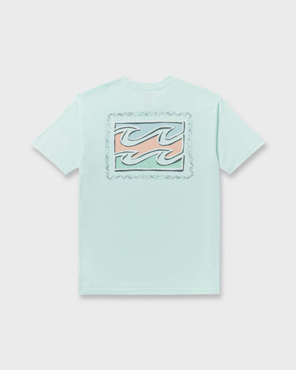 Crayon Wave Premium Short Sleeve T-Shirt - Sea Glass