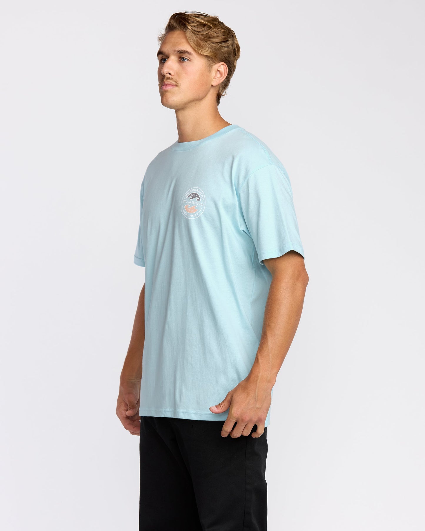 Hollow Premium Short Sleeve T-Shirt - Coastal Blue