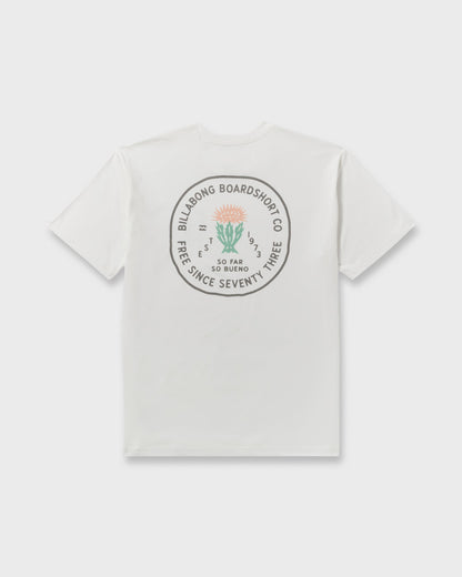 Desert Flower Regular Short Sleeve T-Shirt - Off White