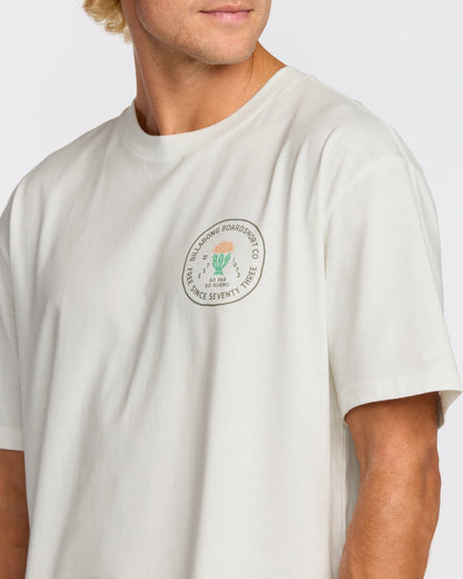 Desert Flower Regular Short Sleeve T-Shirt - Off White