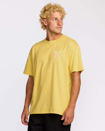 So Far Regular Short Sleeve T-Shirt - Dust Yellow