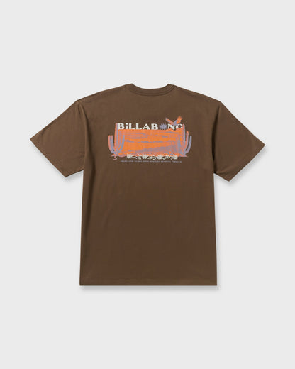Land To Sea Regular Short Sleeve T-Shirt - Rustic Brown