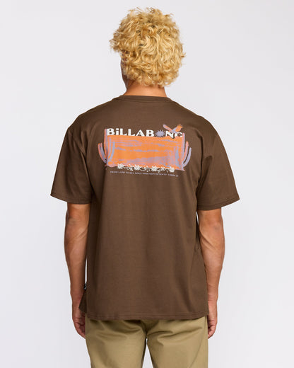 Land To Sea Regular Short Sleeve T-Shirt - Rustic Brown